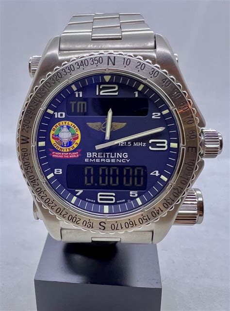 breitling emergency 2 black titanium price|breitling emergency orbiter 3.